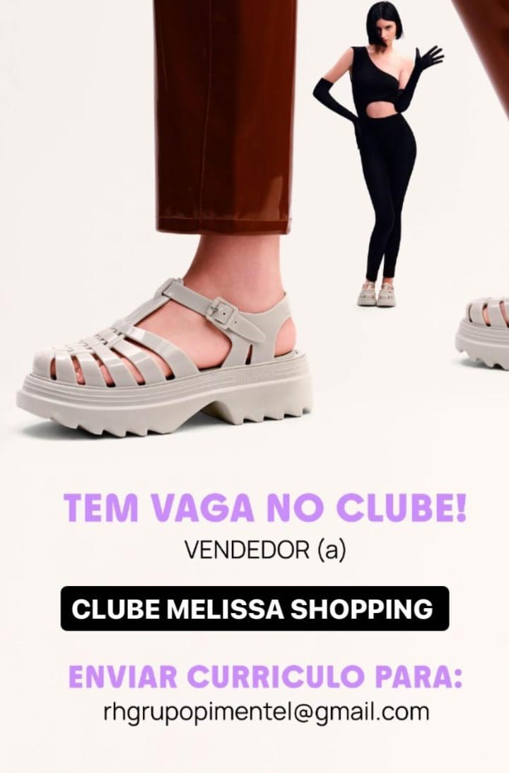 Vaga no Clube Melissa Partage Shopping