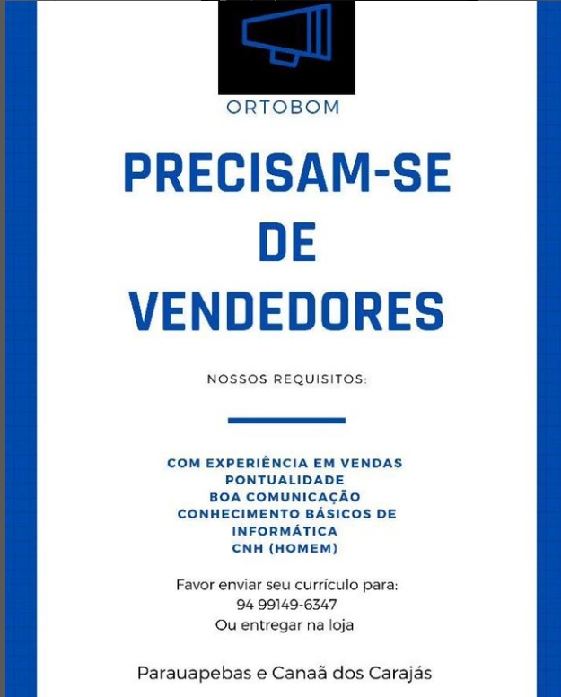 Vaga para Vendedor(a) na Ortobom