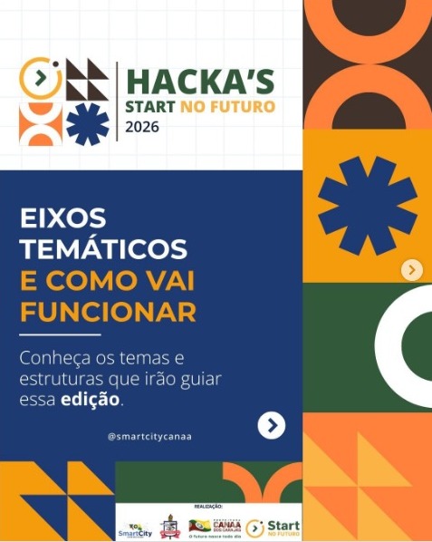Hacka Start no Futuro 2026 abre inscrições para programa que incentiva inovação e soluções para desafios de Canaã dos Carajás